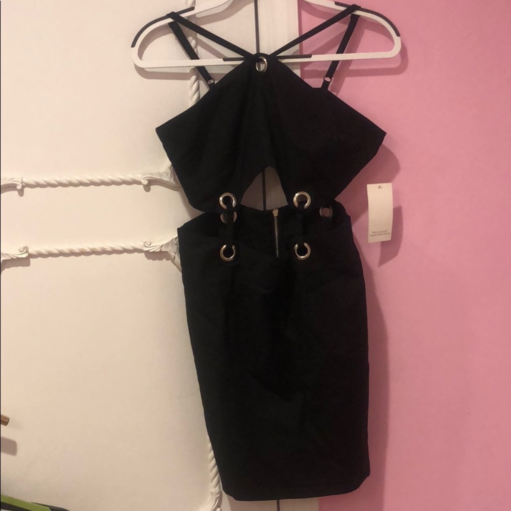 Tobi black cut out dress